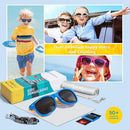 RIVBOS Kids Sunglasses Polarized UV Protection Flexible Rubber Glasses Shades with Strap for Boys Girls RBK004 by TinyTreasures Baby Boutique