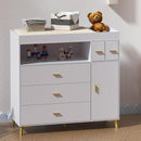 PAKASEPT Changing Table with Drawers, Changing Table Dresser with 5 Drawer & Cabinet by TinyTreasures Baby Boutique