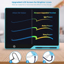 LCD Writing Tablet,16 Inch Colorful Screen Rechargeable Doodle Board Toddler Educational Toys for 3 4 5 6 Years Old Boys Girls Reusable Portable Drawing Tablet Christmas Toys Gifts for Kids (Blue) by TinyTreasures Baby Boutique