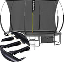SkyBound 14 FT 12 FT 10FT 8FT 6FT Springless Trampoline for Kids and Adults - Recreational Trampolines with AntiRust Coating - Bungee Cords Outdoor Trampoline for Kids - No-Gap Design Zipper System by TinyTreasures Baby Boutique