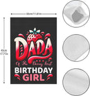 Dada of The Sweet One Garden Flag for Outside 12x18 Double Sided Novelty Yard Decor for Outdoor Decor by GreenHaven Gardens