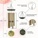 ASTARIN Happy Anniversary Wind Chimes Personalized, Deep Tone Wind Chimes for Memory Day, for Couple Friends Wife Husband, Marriage Keepsake Gift Ideas by CozyNest Decor