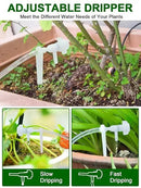 Automatic Watering System with Adjustable Drippers, Indoor Automatic Plant Waterer, Automatic Drip Irrigation Kit with Customize Schedule Water Timer for Balcony, Indoor Vacation Plant Watering by GreenHaven Gardens