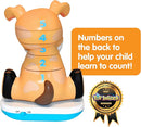 Stack-a-Roos Labrador Puppy by Salus Brands - Animal Stacking Toy, Educational Early Learning Toy for Infants Babies Toddlers, Age 12+ Months - Great Baby Gifts, STEM Toy by TinyTreasures Baby Boutique