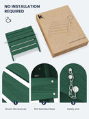 KINGYES Folding Adirondack Ottomans Set of 2 for Adirondack Chair, Green by GreenHaven Gardens