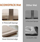 ACOMOPACK Baby Play Mat for Floor,1.3" Thick Memory Foam Area Rug for Living Room,Soft Velvet Crawling with Non-Slip Bottom for Kid,Toddler,79"×157" Tummy Time Nursery Rugs,Yoga（Beige） by CozyNest Decor