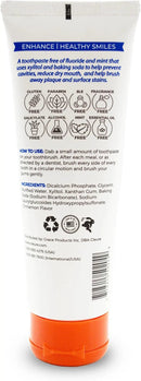 Cleure Natural Cinnamon Toothpaste - Flavor-Free, Fluoride-Free - Helps Whiten Teeth - Natural Great Taste for Children & Adults - Cinnamon Flavor (4oz Tube, Pack of 1) by CozyNest Decor