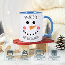 Custom Christmas Mugs Personalized Hot Cocoa Mug for Kids Snowman Hot Chocolate Mug Customized Winter Holiday Mugs 11 oz Christmas Ceramic Mug Xmas Gifts for Boys Girls Family Christmas Decorations by TinyTreasures Baby Boutique