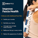 KOAPRO Facia Blaster Tool for Cellulite - Full Body Back and Neck Massager for Pain Relief, Deep Tissue Muscle Massage for Legs, Trigger Points, Myofascial and Fascia Release Tool Alleviates Tension by CozyNest Decor