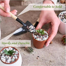 Wishlotus Mini Gardening Tools, 3Pcs Gardening Hand Tools with Non-Slip Handles, Portable Tools Set for Indoor Gardening, Succulents, Bonsai, Gift for Wife and Mother（Thin） by GreenHaven Gardens