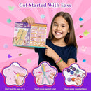 Friendship Bracelet Making Kit with Storage Box,DIY String Bracelet Arts and Craft for Girls Aged 8-12,Kids' Travel Activity Toy Set,Easter Birthday Gifts for Ages 6 7 8 9 10 11 12 Year Old Rose by TinyTreasures Baby Boutique