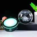 YWHL 3D Sea Turtle Crystal Ball Figurine with LED Base Laser Sea Turtle Gifts for Women Men on Christmas Birthday Decorative Turtle Ball Sea Turtle Glass Globe Night Light for Home Decor (80mm) by GreenHaven Gardens