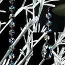 1ft 8pcs Teardrop Crystals Garland, Hanging Chandelier Crystals Prism Beads Chain for Wedding Home Decoration Clear GOLDENHAITAI by GreenHaven Gardens