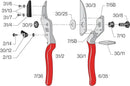FELCO F31 Pruning Shears – 8.3" Swiss-Made Garden Clippers with Anvil Blade for Dry/Hard Wood | Hand Pruner for Gardening | Garden Tool Cutter with Aluminum Handle, Carbon Steel Blade, High-Torque Cut by GreenHaven Gardens