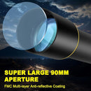 Telescope, Telescopes for Adults Astronomy Professional, 90mm Aperture 1000mm High Powered Telescope for Beginners & Kids with Precision Adjustment Vertisteel AZ Mount Tripod Phone Adapter by TinyTreasures Baby Boutique