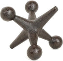 Sungmor Cast Iron Decorative Jack Statue, Home Office Accent Figurine, Antique Brown Jack Sculpture for Bookcase or Table Decoration, Creative Bookends, Paperweight, Door Stop by CozyNest Decor