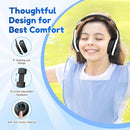 EarFun K2 Kids Bluetooth Headphones, Kids Headphones with Volume Limited, 40H Playtime, Built-in Mic, Stereo Sound, Foldable Over-Ear Headphone for School/Travel/iPad/Tablet, Black by TinyTreasures Baby Boutique