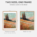 Homeforia 18x24 Poster Frame Wood, High End Natural Oak 18x24 Light Wooden Picture Frame with Mat 16x20, 18 by 24 Frames Matted to 16 x 20 Photo, 24by18 Thin Frames, Tempered Glass, Wall Kit, Set of 1 by CozyNest Decor