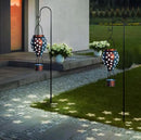 Hanging Solar Lantern,2-Pack Solar Powered Hot Air Balloon Lantern,Hanging Solar Lights Outdoor Waterproof for Lawn Porch Tree Garden Decorations by GreenHaven Gardens