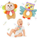 BLOOBLOOMAX Sock rattles for Babies 0-24 Months Baby Animal Foot Finder Educational Toys by TinyTreasures Baby Boutique