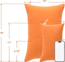 NTBAY Toddler Pillows, Down Alternative 13"x18" Pillows, Machine Washable - Soft and Breathable Travel Small Pillows for Sleeping, Ideal for Daycare, Crib, Cot, Orange by TinyTreasures Baby Boutique