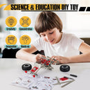6-in-1 STEM Kit - Engineering Metal Truck, Airplane and Sports Car Excavator Toy for Boys 8-12 - STEM Building Toys for Kids 5-7, 6-8, 8-10 Educational Toys for Kids Boys Model Kit by TinyTreasures Baby Boutique