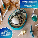 The Eggmazing Egg Decorator The DinoMazing Dinosaur Egg Refill - for The DinoMazing Egg Decorating Spinner by EggMazing - Egg with Mystery Dinosaur and Non-Toxic Slime - 6 Eggs by TinyTreasures Baby Boutique