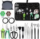 Bonsai Tree Kit, 20 Pcs Gardening Succulent Tools Set, Bonsai Tool Kit Include 262 Feet Bonsai Wire, 29.5"x29.5" Plant Repotting Mat, Bonsai Scissors, Pruning Shears, Unique Gift for Indoor Gardening by GreenHaven Gardens
