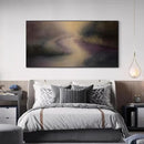 SIGNWIN 24"x46" Extra Large Framed Wall Art Golden Light River Path Dreamy Impressionist Landscape Illustration for Home Living Room Bedroom Decor (Frame Assembly Required) by CozyNest Decor