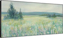 SIGNWIN 24"x46" Extra Large Framed Wall Art Wildflower Meadow Landscape Soft Pastel Nature Illustration for Home Living Room Bedroom Decor (Frame Assembly Required) by CozyNest Decor
