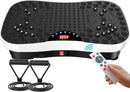 AXV Vibration Plate Exercise Machine Whole Body Workout Portable Mini Vibrate Fitness Platform Lymphatic Drainage Machine for Weight Loss Shaping Toning Wellness Home Gyms Workout (Mini) by CozyNest Decor