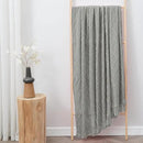 inhand Knitted Throw Blankets for Couch and Bed, Soft Cozy Knit Blanket with Tassel, Light Grey Lightweight Decorative Blankets and Throws, Farmhouse Warm Woven Blanket for Men and Women, 60"x80" by CozyNest Decor