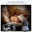 ieGeek 2K Split-Screen Baby Monitor, 5" Audio Baby Monitor with 2 Cameras, WiFi Smartphone Video Dual Camera, Night Vision, Motion & Cry Detection, Two Way Talk Temper &Humidity Sensor by TinyTreasures Baby Boutique