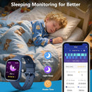 Kids Wach for Girls Boys 6-15 Year Old - Smart Watch for Kids 1.8" Fitness Tracker,No Phone Needed,Pedometer Sleep Monitor Heart Rate Waterproof,Puzzle Game for Girls Boys Teens Birthday Gift (Blue) by TinyTreasures Baby Boutique