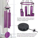 Memorial Wind Chimes Outdoor Large Deep Tone,36 Inch Wind Chimes Unique Tuned Relaxing Soothing Melody,Sympathy WindChimes for Mom,Dad，Garden, Yard, Patio, Porch，Home Decoration and Gift,(Purple) by CozyNest Decor
