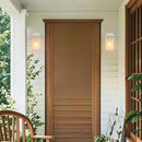 Outdoor Wall Lantern, Exterior Lighting Fixtures Wall Mount, 2 Pack White Outdoor Sconces with Seeded Glass, Exterior Porch/Patio Lights for House Front Door Garage by GreenHaven Gardens