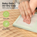 Baby Hand and Footprint Kit - Clay Handprint Keepsake Frame, Newborn Nursery Picture Frame, Personalized New Mom Gifts for Baby Shower & Registry (Sage) by TinyTreasures Baby Boutique