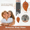 Memorial Sympathy Wind Chimes, Sympathy Gift Baskets in Memory of a Loved One Mother Father for Memorial/Bereavement/Condolence, 30" Wooden by CozyNest Decor