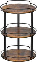 LAMU 12.2'' Wood Lazy Susan Turntable Organizer for Cabinet, 3 Tier Lazy Susan Spice Rack Organizer for Kitchen, Table Top, Countertop, Pantry, Bathroom by CozyNest Decor