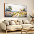 ZUITINGHUA Wood Framed Canvas Wall Art For Living Room Large Wall Decor For Office Bedroom Decoration Country Road Landscape Pictures Farmhouse Paintings Artwork Mural Aesthetic Home Decor 30x60 In by CozyNest Decor