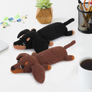 Crochet Kit for Beginners - 2 PCS Dachshund Crochet Kits with Step-by-Step Video Tutorials, Beginner Crochet Kit for Adults, Crochet Animal Kit for Kids, Dog Craft Knitting Kit by TinyTreasures Baby Boutique