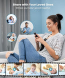ieGeek 5.5" Baby Monitor,Audio Monitor with 2.5K Ultra HD 2.4G&5Ghz WiFi Camera,Night Light,Face Covering&Cry Detection,Two-Way Talk,Night Vision,Temp&Humidity Sensor,4000mAh Battery,App Control by TinyTreasures Baby Boutique