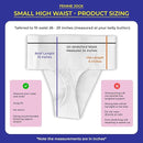 Women’s Pelvic Orthotic Support Belt ― Uterus Girdle for Prolapsed Bladder | Vulvar Varicosities | Postpartum Recovery | Dysfunction Pain Relief - High Waist (White - Small) by TinyTreasures Baby Boutique