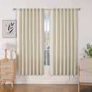 Joydeco Linen Curtains 72 Inch Length 2 Panels Set, Light Filtering Living Room Curtains (W52 x L72 Inch, Pistachio Shell) by CozyNest Decor