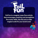 Skillmatics Foil Fun - Card Making Set, No Mess Art for Kids, Craft Kits & Supplies, DIY Creative Activity, Gifts for Girls & Boys Ages 4, 5, 6, 7, 8, 9 by TinyTreasures Baby Boutique