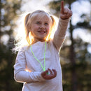 Big Discoveries Wildlife Compass for Kids - Children's Compasses for Camping, Hiking, and Exploring | Break-Away Neon Lanyard by TinyTreasures Baby Boutique