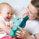 iPlay, iLearn Baby Dinosaur Musical Toys, Newborn Boys Gift, Soft Dino Plush Stuffed Animal, Infant Light Music Time, 1st Birthday Shower Gift Stuffers for 0 1 2 3 6 9 12 18 Month 1-3 Yrs Toddler Girl by TinyTreasures Baby Boutique