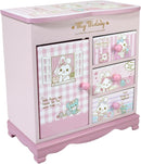 Children jewelry box for girls Pink Cute bunny girls jewelry box Little girl birthday christmas Gift kids jewelry box by TinyTreasures Baby Boutique