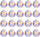 MerryNine 20Pack Crystal Ball 0.8"/20mm Prism Sun Shine Catcher Rainbow Pendants Maker, Hanging Crystals Prisms for Windows, for Feng Shui, for Gift (AB Color) by GreenHaven Gardens