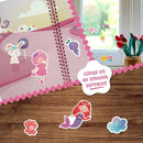 Stick4Ever Jelly Sticker Book - for Kids - Waterproof, Easy to Clean Jelly Stickers for Kids - Reusable Sticker Book for Toddlers with 50 Pc of Reusable Stickers (Wonderland) by TinyTreasures Baby Boutique